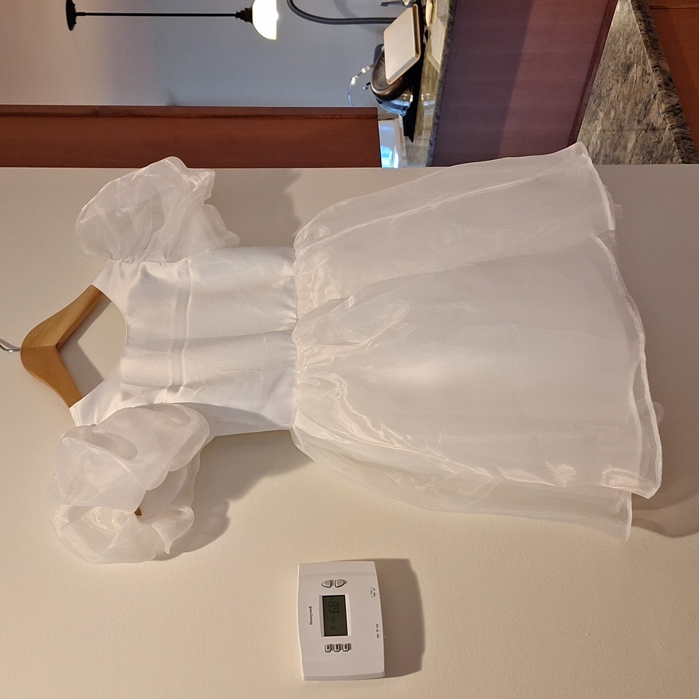 Handmade, size 4, girls flower girl dress